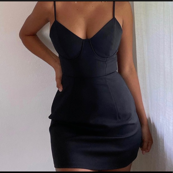 Princess Polly Dresses & Skirts - Mini black dress, Never worn with tags
